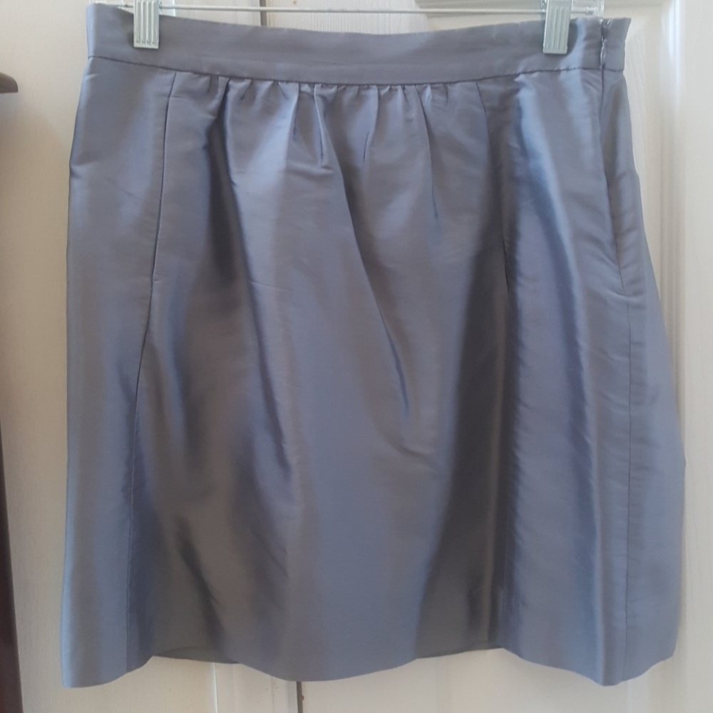 Silver  or Gray Loft silk skirt